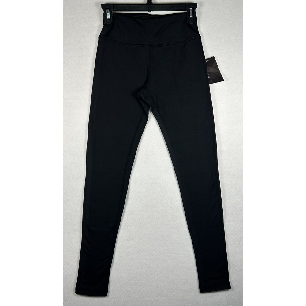 NWT Baleaf Women's XS Fleece-Lined Thermal Leggings - Black Winter Tights